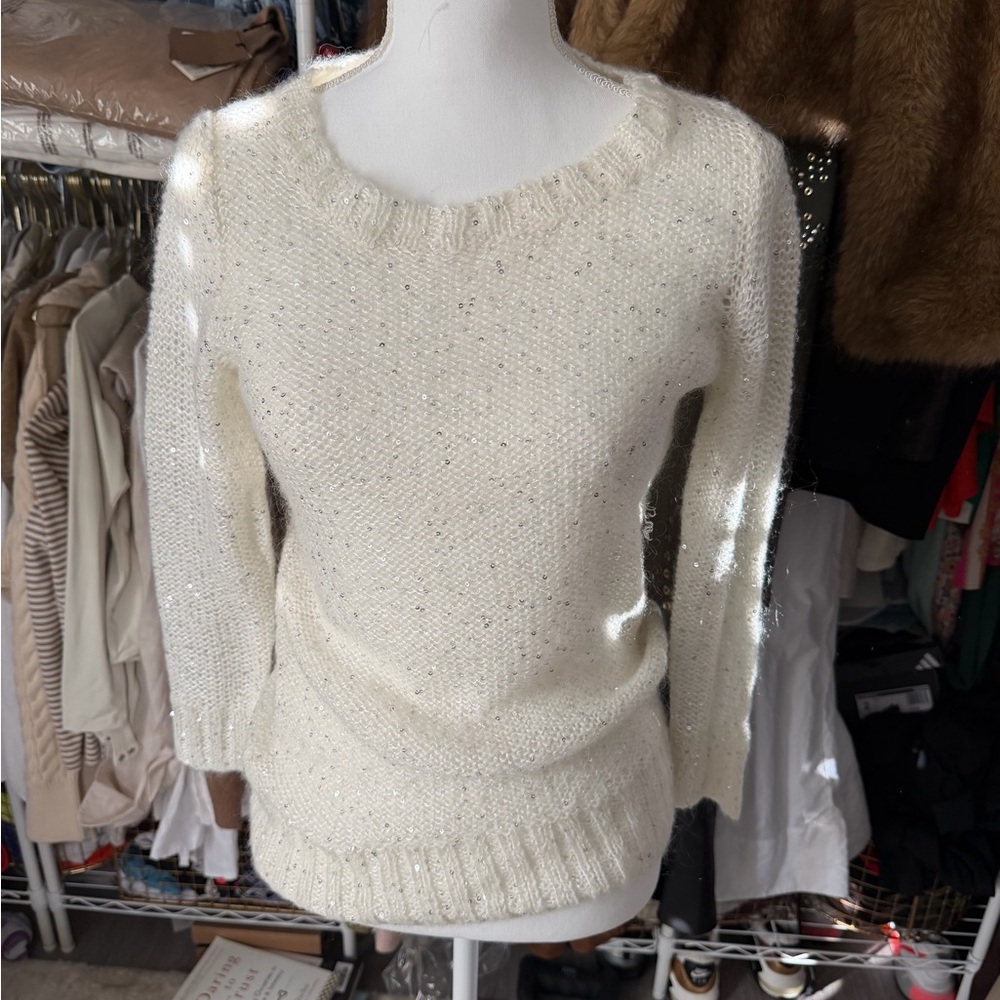 The Limited Cream Knit Sweater